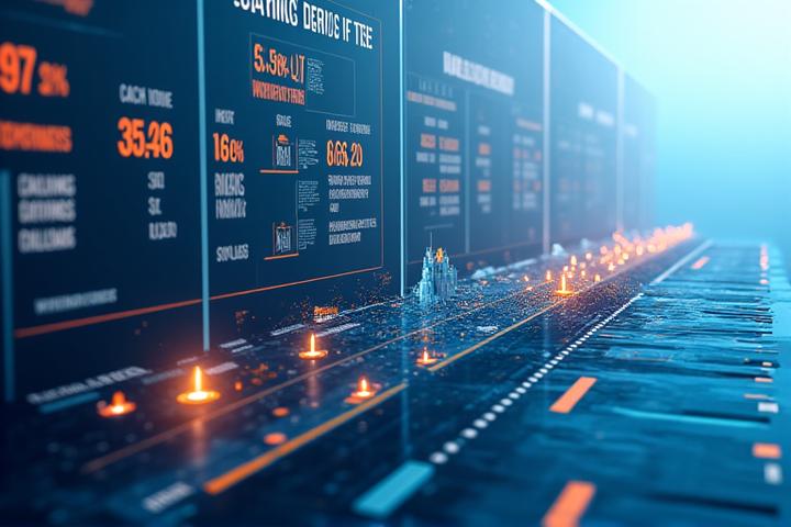 Dashboard de monitoramento em tempo real com mapa exibindo embarcações e métricas de captura.