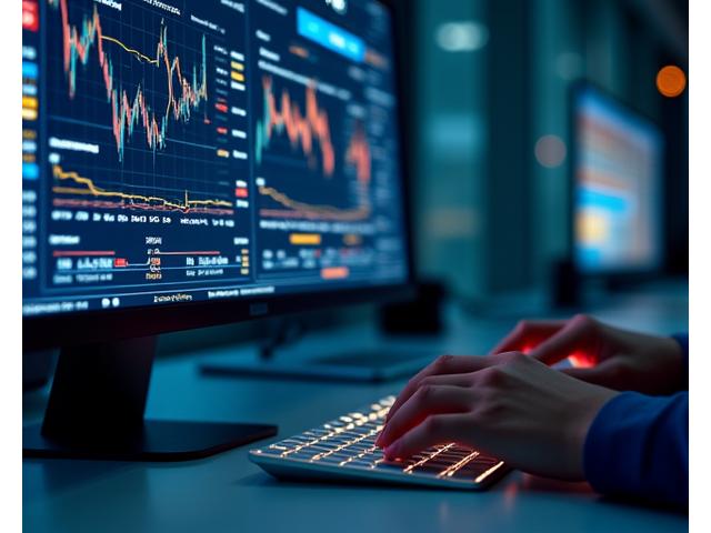 Painel de controle com indicadores financeiros e de otimização de trading para pescado, com gráficos de preços